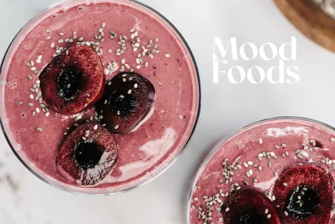 çikolatalı vişneli smoothie