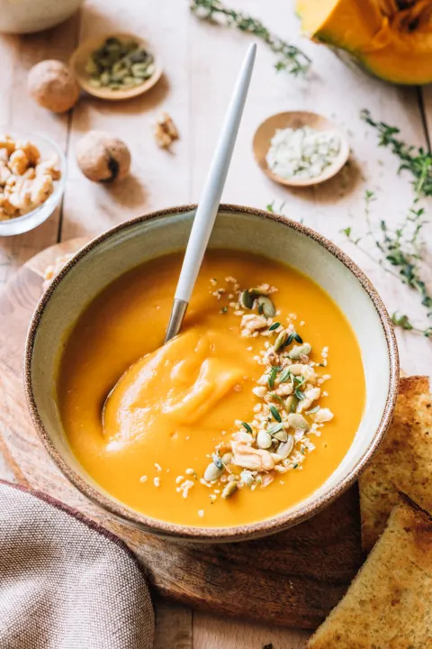   Sød kartoffelsuppe