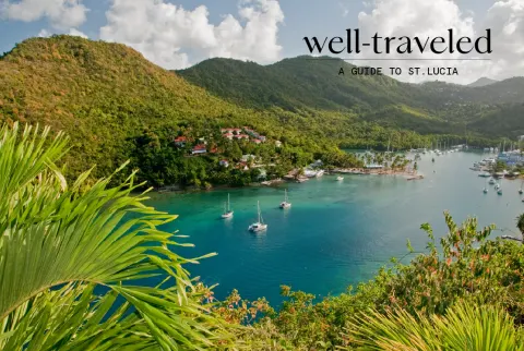   Jól utazott St Luciában