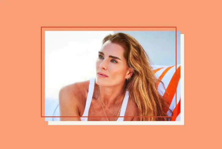   The Genius Tip Η Brooke Shields ορκίζεται"Rescue" Crepey Skin