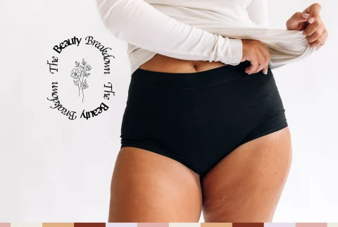 Beauty Breakdown, žena s oblinama u crnom donjem rublju