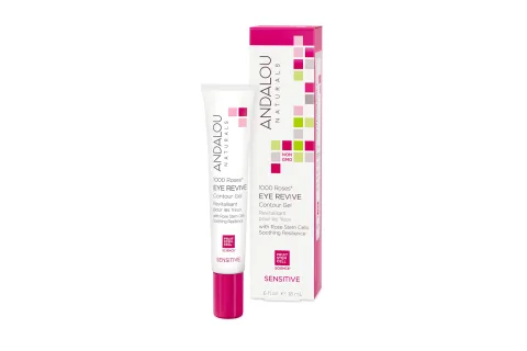   Andalou Naturals Sensitive 1000 Roses 아이 리바이브 컨투어 젤