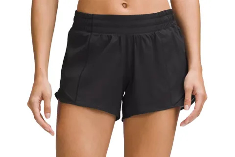   Lululemon hotty hot lavhøjt foret kort