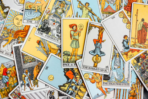 Spredning af tarotkort