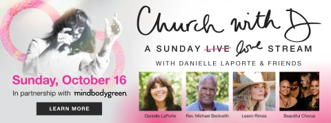 's church with d reklamefolder til Danielle Laporte's church with d