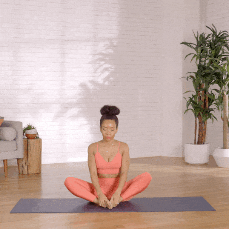 Bhadda Konasana irəli əyilmə
